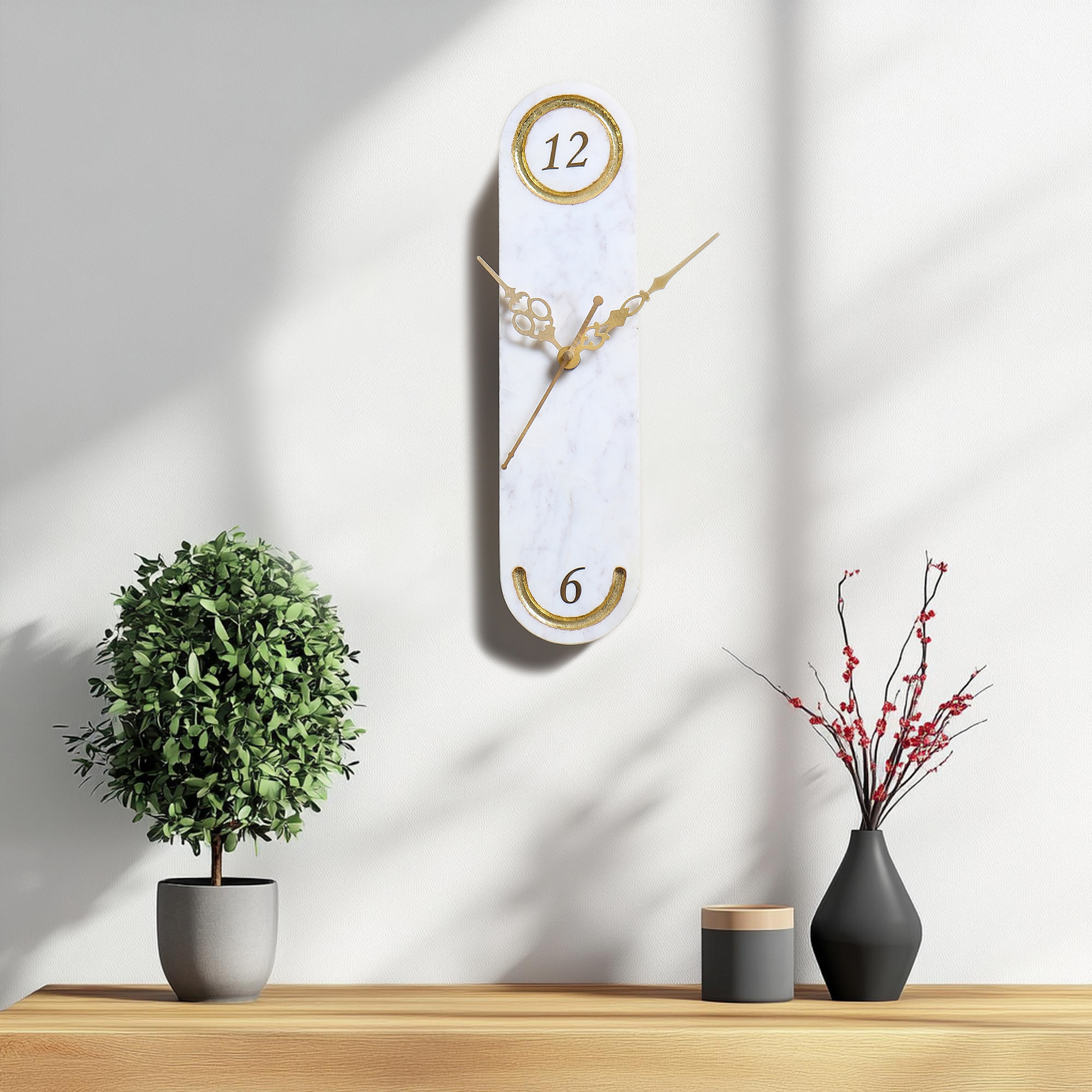 MARMEX — The Marble Muse Wall Clock